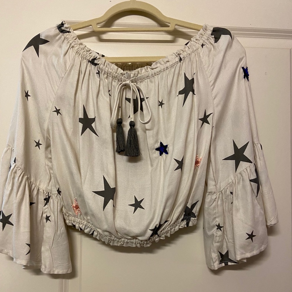 Off the Shoulder Star Top- Surf Gypsy